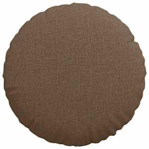 Polštáře na sedadla 2 pcs Hnědá Ø40 x 13 cm textil - obrázek 6