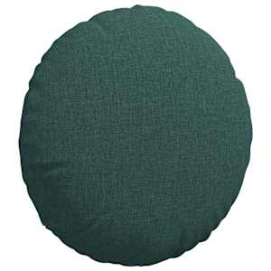 Polštáře na sedadla 2 pcs Tmavě zelená Ø40 x 13 cm textil - obrázek 5