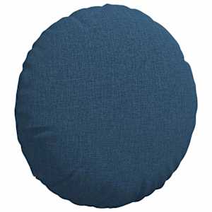 Polštáře na sedadla 2 pcs Modrá Ø40 x 13 cm textil - obrázek 5