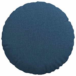 Polštáře na sedadla 2 pcs Modrá Ø40 x 13 cm textil - obrázek 6