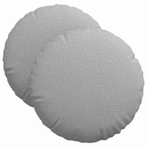 Polštáře na sedadla 2 pcs Oblačno šedá Ø40 x 13 cm textil - obrázek 2
