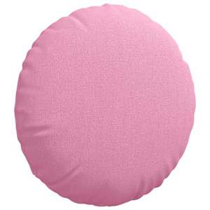 Polštáře na sedadla 2 pcs Růžová Ø40 x 13 cm textil - obrázek 5