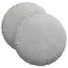 vidaXL Istumispatjad 2 pcs Helehall &Oslash; 40 x 13 cm Samet