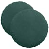 vidaXL Istumispatjad 2 pcs Tume rohelise &Oslash; 40 x 13 cm Samet