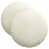 vidaXL Istumispatjad 2 pcs cream &Oslash; 40 x 13 cm Samet
