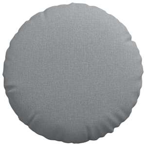 Polštáře na sedadla 2 pcs Světle šedá Ø50 x 19 cm textil - obrázek 6
