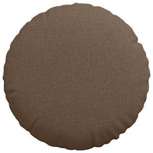 Polštáře na sedadla 2 pcs Hnědá Ø50 x 19 cm textil - obrázek 6