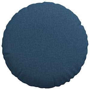 Polštáře na sedadla 2 pcs Modrá Ø50 x 19 cm textil - obrázek 6