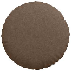 Polštáře na sedadla 2 pcs Hnědá Ø60 x 21 cm textil - obrázek 6