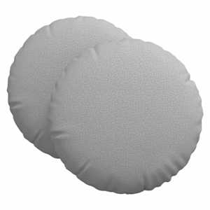 Polštáře na sedadla 2 pcs Oblačno šedá Ø60 x 21 cm textil - obrázek 2