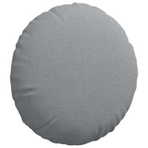 Polštáře na sedadla 2 pcs Světle šedá Ø80 x 29 cm textil - obrázek 5