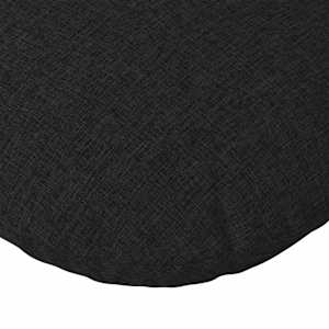 Polštáře na sedadla 2 pcs Černá Ø80 x 29 cm textil - obrázek 7