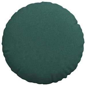 Polštáře na sedadla 2 pcs Tmavě zelená Ø80 x 29 cm textil - obrázek 6
