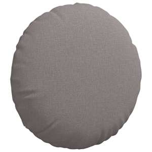 Polštáře na sedadla 2 pcs Taupe Ø80 x 29 cm textil - obrázek 5