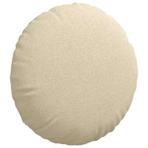 Polštáře na sedadla 2 pcs Krémová Ø80 x 29 cm textil - obrázek 5