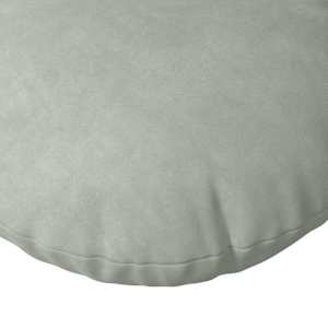 Polštáře na sedadla 2 pcs Světle šedá Ø 40 x 13 cm samet - obrázek 7