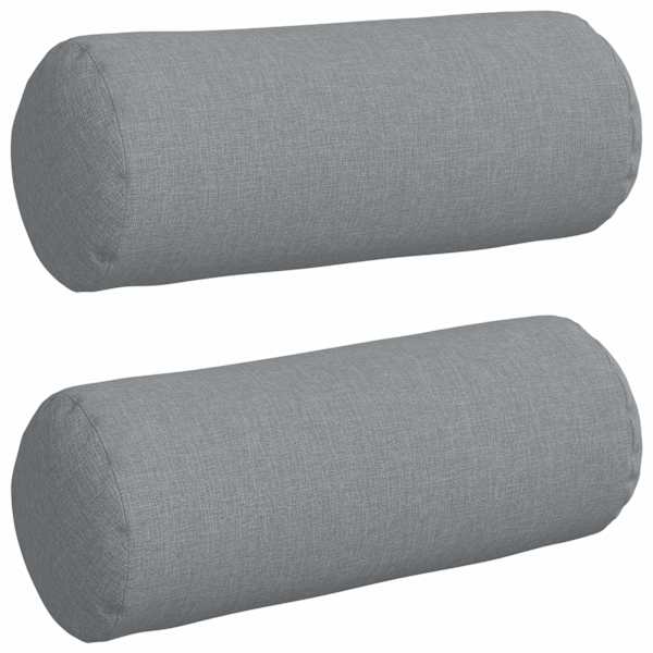 vidaXL Padjad 2 tk kangas Helehall &Oslash; 15 x 40 cm