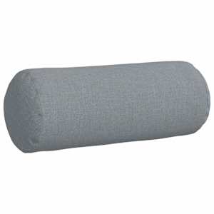 Polštáře 2 pcs Světle šedá Ø 15 x 40 cm textil - obrázek 5