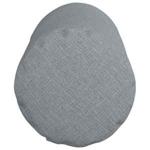 Polštáře 2 pcs Světle šedá Ø 15 x 40 cm textil - obrázek 7