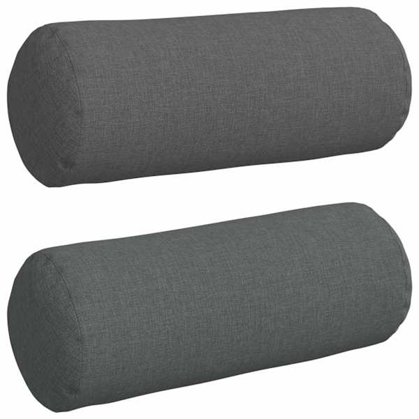 vidaXL Padjad 2 tk kangas Tumehall &Oslash; 15 x 40 cm