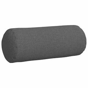 Polštáře 2 pcs Tmavě šedá Ø 15 x 40 cm textil - obrázek 5