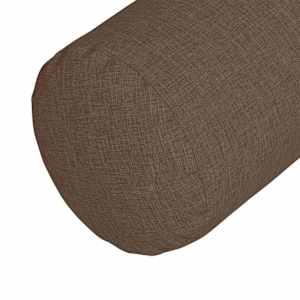 Polštáře 2 pcs Hnědá Ø 15 x 40 cm textil - obrázek 8
