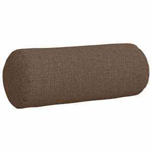 Polštáře 2 pcs Hnědá Ø 15 x 40 cm textil - obrázek 5
