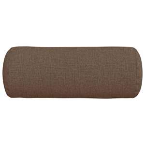 Polštáře 2 pcs Hnědá Ø 15 x 40 cm textil - obrázek 6