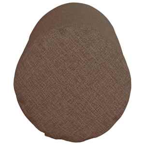 Polštáře 2 pcs Hnědá Ø 15 x 40 cm textil - obrázek 7