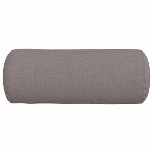 Polštáře 2 pcs Taupe Ø 15 x 40 cm textil - obrázek 6