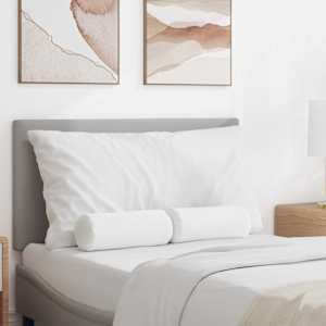 Polštáře 2 pcs Bílá Ø 15 x 40 cm textil - obrázek 1