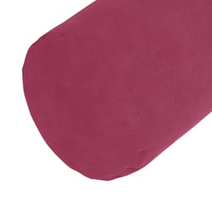 Polštáře 2 pcs Víno Červené Ø 15 x 40 cm Žebrovaná látka - obrázek 8