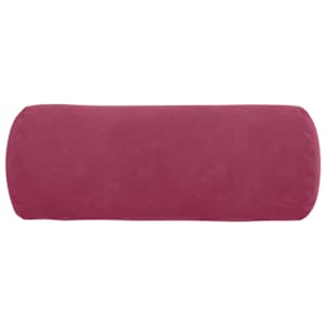Polštáře 2 pcs Víno Červené Ø 15 x 40 cm Žebrovaná látka - obrázek 6