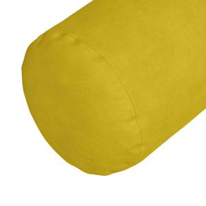 Polštáře 2 pcs Žlutá Ø 15 x 40 cm Žebrovaná látka - obrázek 8