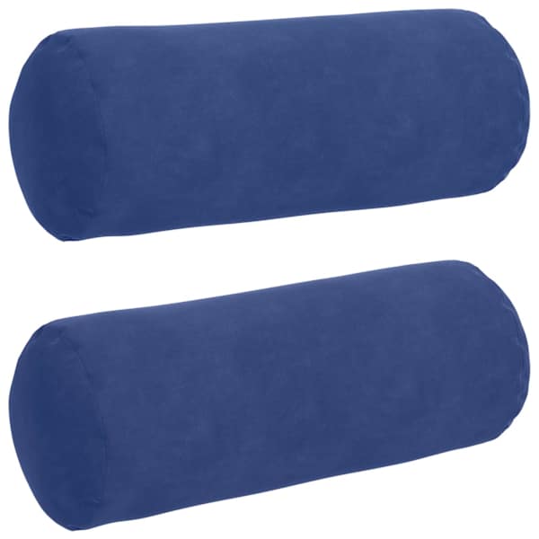 vidaXL Padjad 2 pcs Politsei sinine &Oslash; 15 x 40 cm Korter kangas