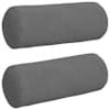 vidaXL Padjad 2 pcs Tumehall &Oslash; 15 x 40 cm Mikrofiber kangas