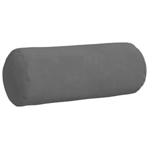 Polštáře 2 pcs Tmavě šedá Ø 15 x 40 cm Mikrovlákno - obrázek 5