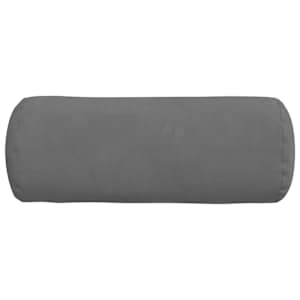 Polštáře 2 pcs Tmavě šedá Ø 15 x 40 cm Mikrovlákno - obrázek 6