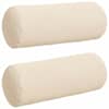 vidaXL Padjad 2 pcs Beež &Oslash; 15 x 40 cm Mikrofiber kangas