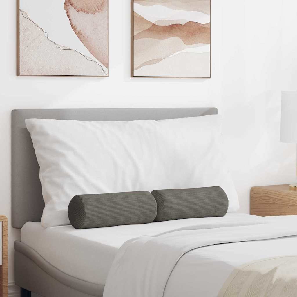  Decorațiuni casă și accesorii  - Perne Bolster 2 pcs Gri deschis Ø 15 x 40 cm