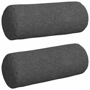 vidaXL Padjad 2 pcs Tumehall &Oslash; 15 x 40 cm Korter kangas