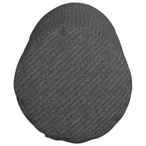 Polštáře 2 pcs Tmavě šedá Ø 15 x 40 cm Žebrovaná látka - obrázek 7