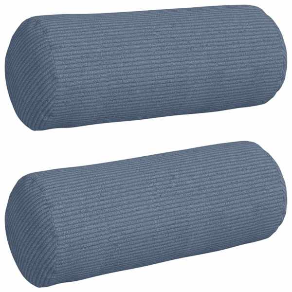 vidaXL Padjad 2 pcs Sinine &Oslash; 15 x 40 cm Korter kangas