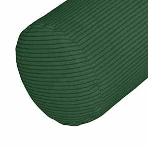 Polštáře 2 pcs Tmavě zelená Ø 15 x 40 cm Žebrovaná látka - obrázek 8