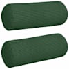 vidaXL Padjad 2 pcs Tume rohelise &Oslash; 15 x 40 cm Korter kangas
