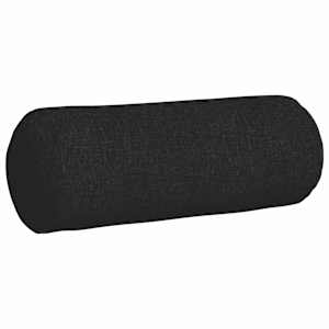 Polštáře 2 pcs Černá Ø 25 x 70 cm textil - obrázek 5