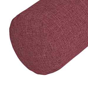 Polštáře 2 pcs Víno Červené Ø 25 x 70 cm textil - obrázek 8