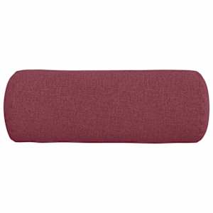 Polštáře 2 pcs Víno Červené Ø 25 x 70 cm textil - obrázek 6