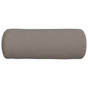 Polštáře 2 pcs Taupe Ø 25 x 70 cm textil - obrázek 6