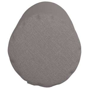 Polštáře 2 pcs Taupe Ø 25 x 70 cm textil - obrázek 7